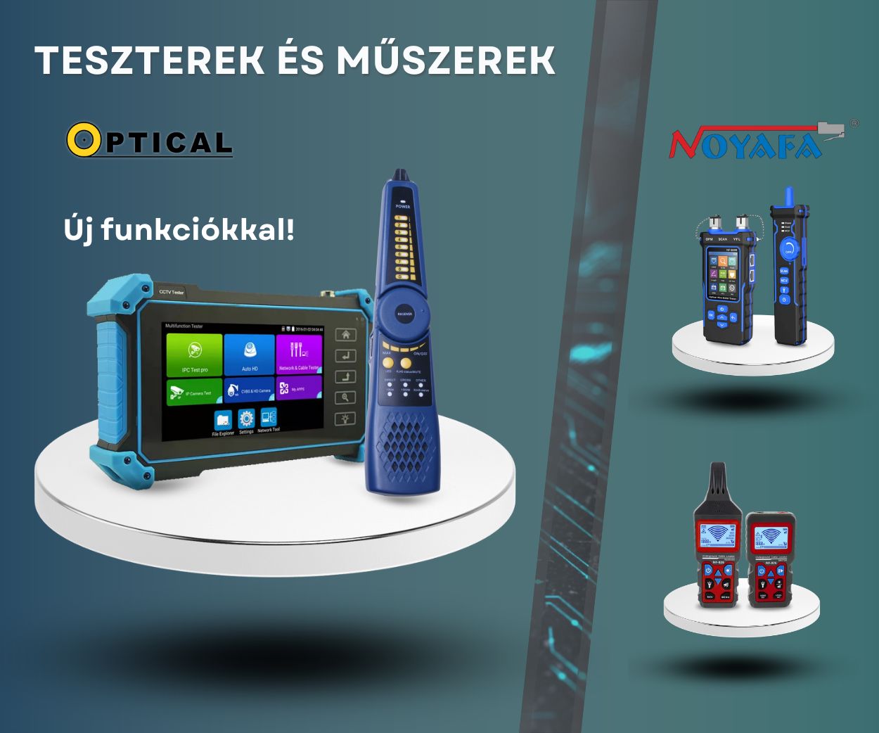 Optic kamera teszter és Noyafa műszerek